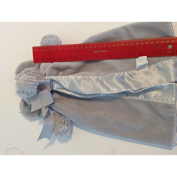 🍁 3/$20 Mud Pie Mudpie Grey Elephant Security Blanket Lovey Nunu Rare HTF - Picture 7 of 9